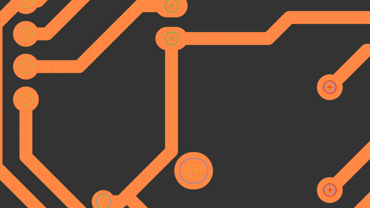 An example of multiple automated decisions about drill object size vs tool diameter