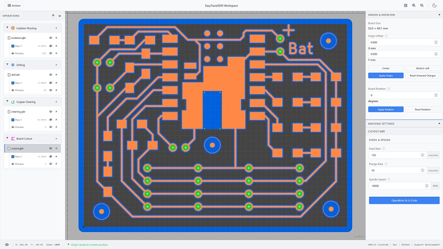 EasyTrace5000 - Browser-Based PCB CAM